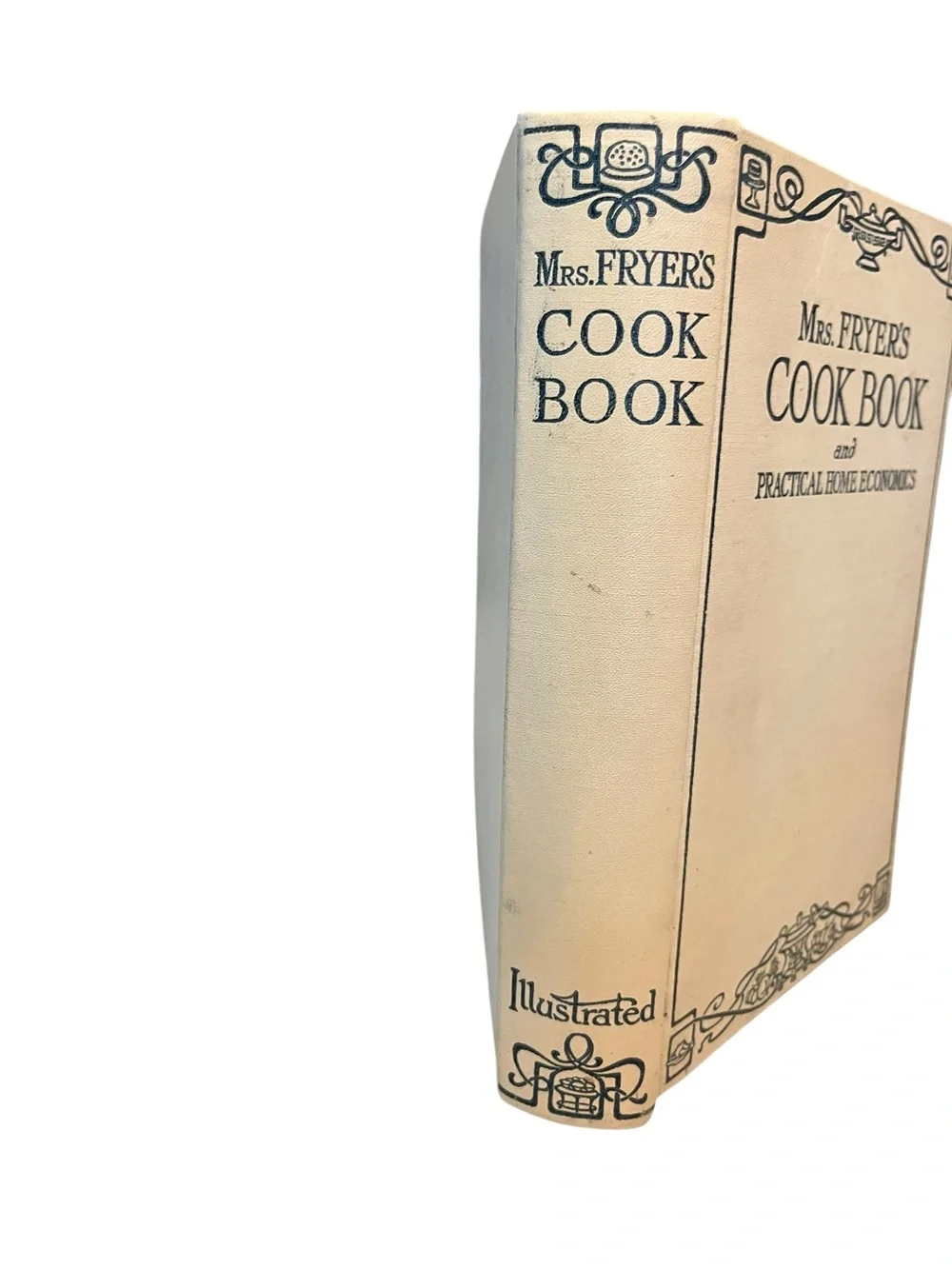Vtg Mrs.Fryer’s Cook Book Practical Home Economics H/C Antique HC Illus 1926